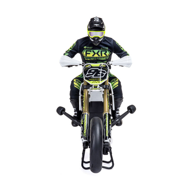 Losi 1/4 Promoto-SM FXR Supermoto Motorcycle RTR Basic - White