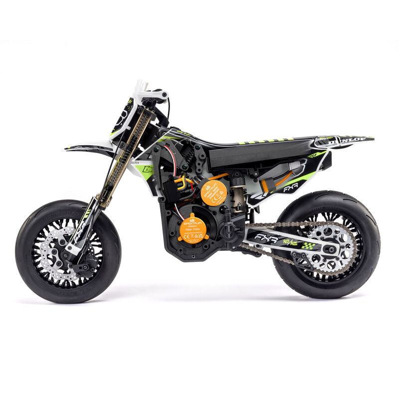 Losi 1/4 Promoto-SM FXR Supermoto Motorcycle RTR (Battery and Charger Included) - White