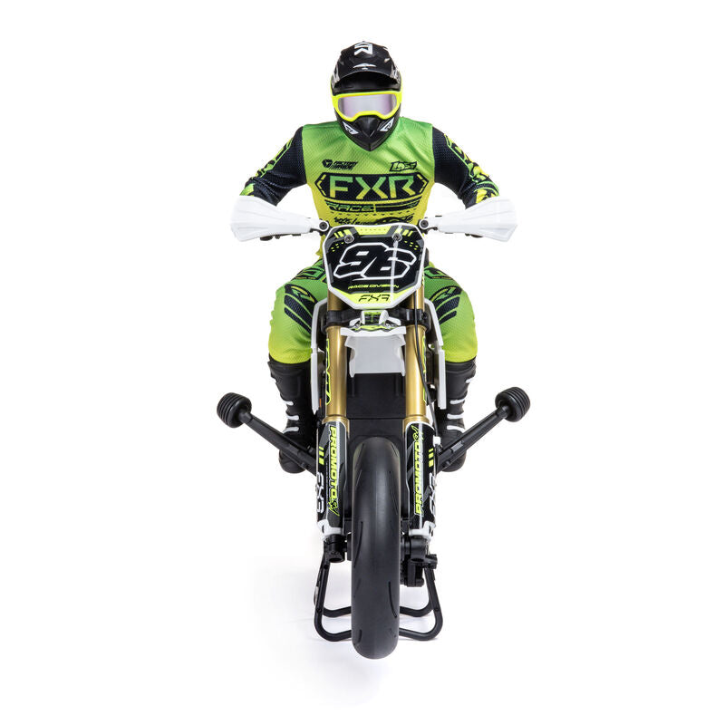 Losi 1/4 Promoto-SM FXR Supermoto Motorcycle RTR (Battery and Charger Included) - White
