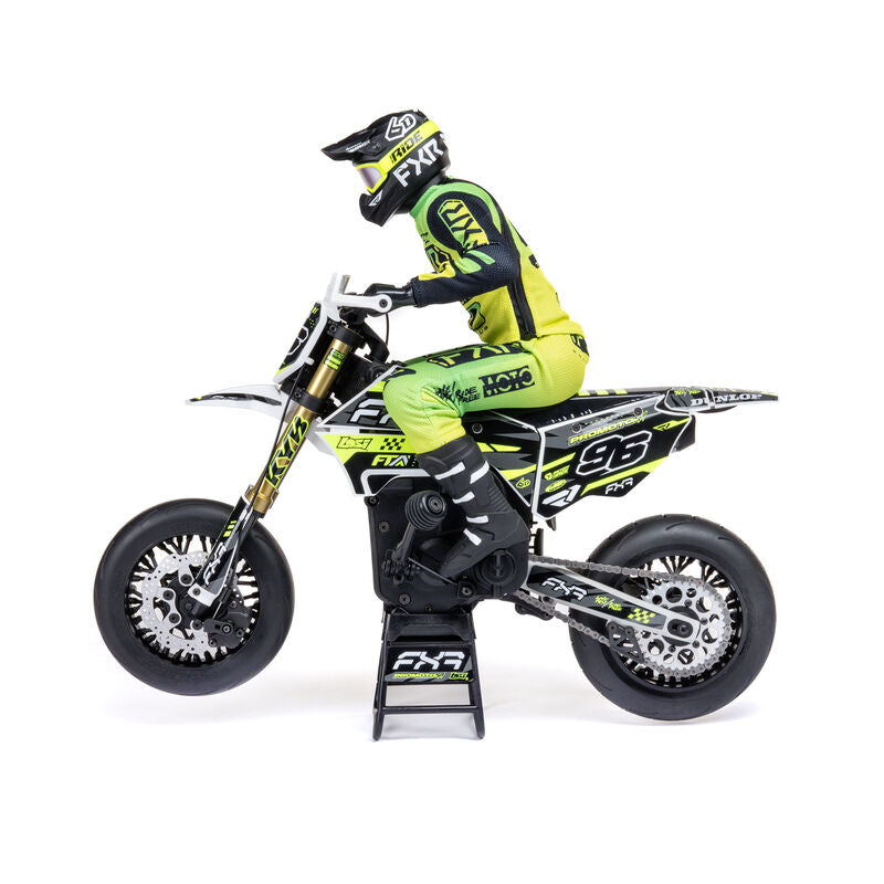 Losi 1/4 Promoto-SM FXR Supermoto Motorcycle RTR (Battery and Charger Included) - White