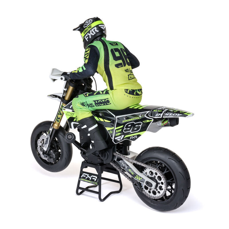 Losi 1/4 Promoto-SM FXR Supermoto Motorcycle RTR (Battery and Charger Included) - White