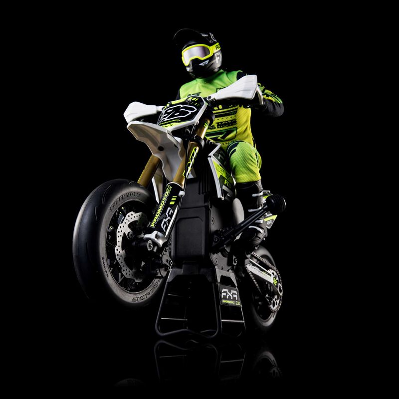 Losi 1/4 Promoto-SM FXR Supermoto Motorcycle RTR (Battery and Charger Included) - White