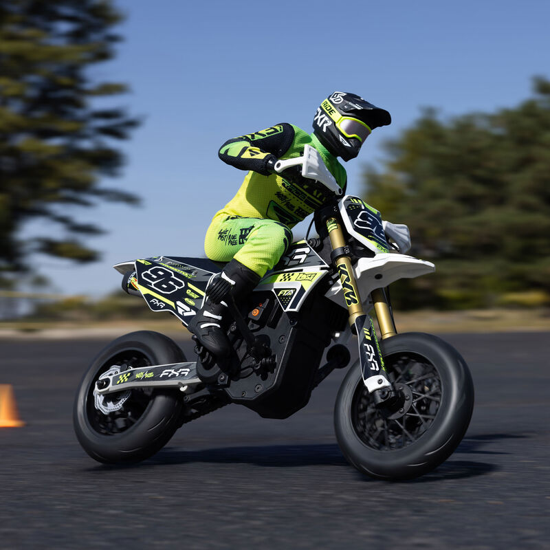 Losi 1/4 Promoto-SM FXR Supermoto Motorcycle RTR (Battery and Charger Included) - White