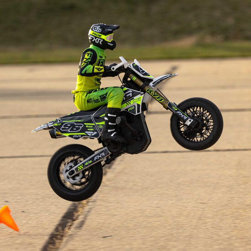 Losi 1/4 Promoto-SM FXR Supermoto Motorcycle RTR (Battery and Charger Included) - White