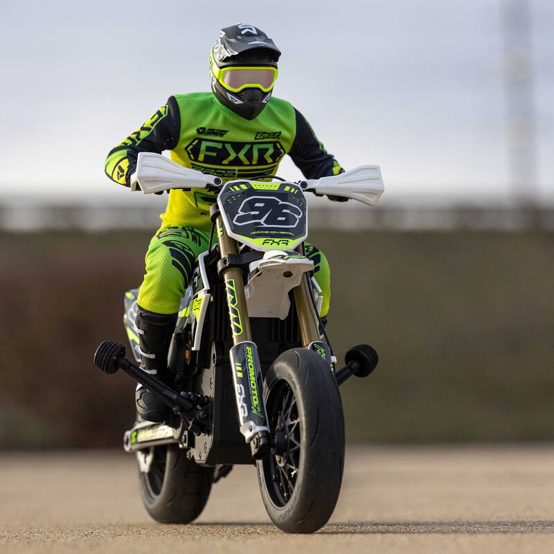 Losi 1/4 Promoto-SM FXR Supermoto Motorcycle RTR (Battery and Charger Included) - White