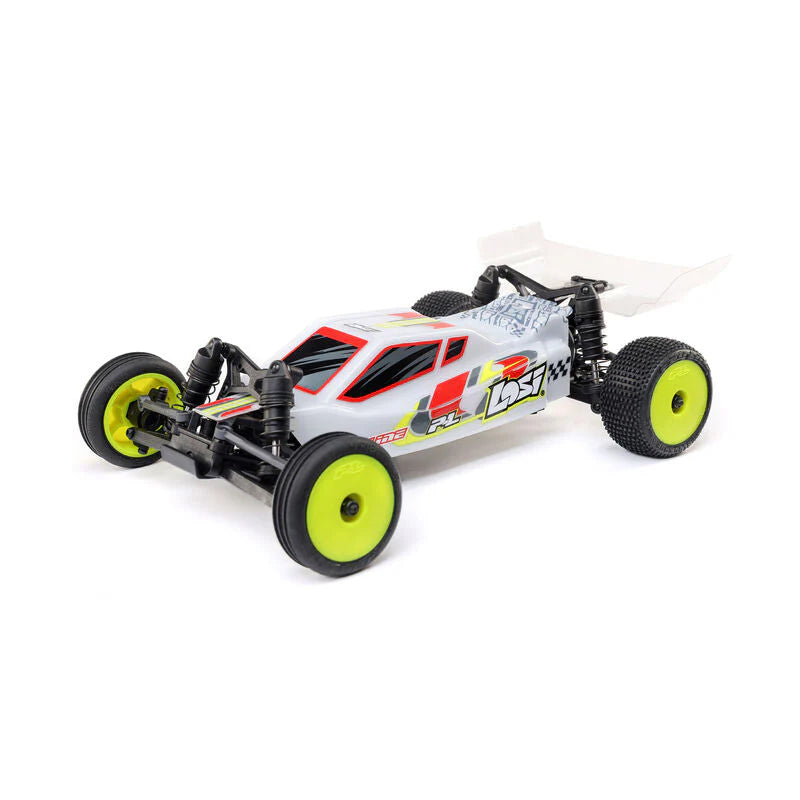 Losi 1/24 Micro-B 2WD Buggy RTR (White) With TORQ Coreless Titanium Gear 7g Micro Servo, aluminum servo horn & Servo Mount - Big Savings $11.93 Off