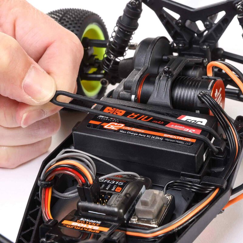 Losi 1/16 Mini-B 2S 2WD RTR Brushless Buggy (Battery & Charger included) - Red