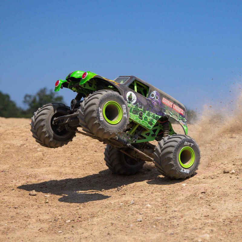 Losi 1/18 Mini LMT 4X4 Brushed Monster Truck RTR Son-Uva Digger - GREEN - HeliDirect