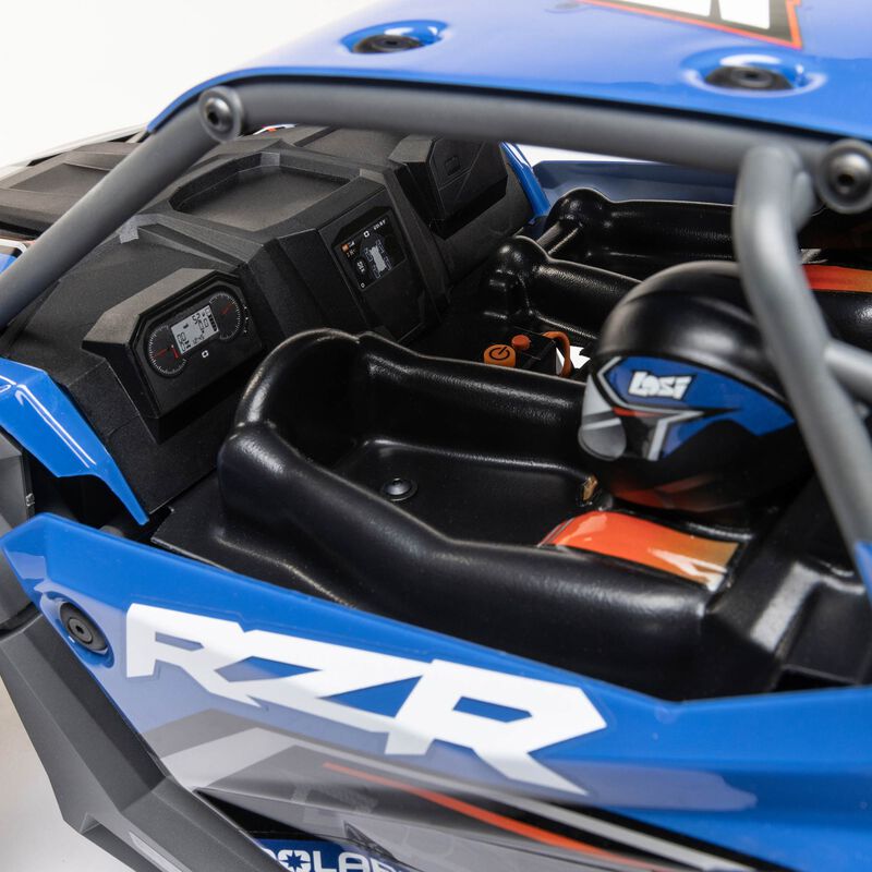 Losi 1/10 RZR Rey Polaris 3S 4X4 RTR Brushless Side by Side - Blue