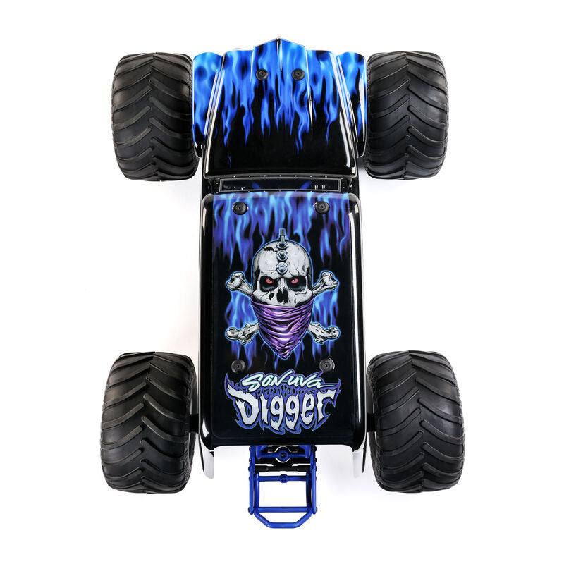 Losi 1/8 LMT 2.0 Son-Uva Digger 4X4 Solid Axle Brushless Monster Truck RTR - Blue