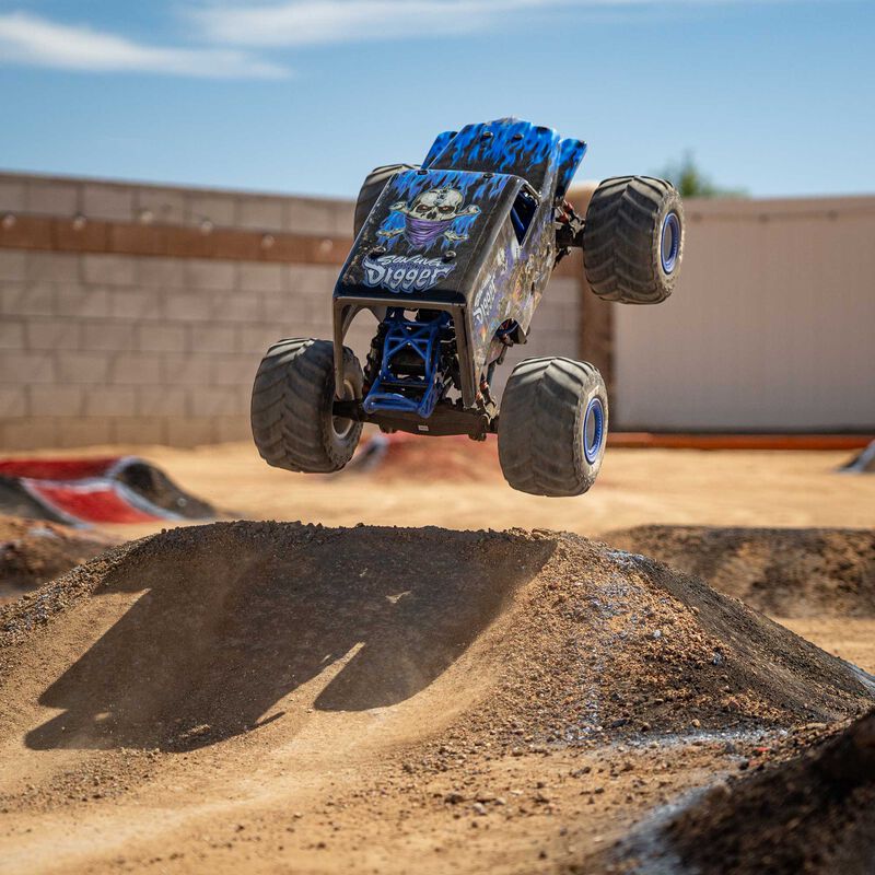 Losi 1/8 LMT 2.0 Son-Uva Digger 4X4 Solid Axle Brushless Monster Truck RTR - Blue