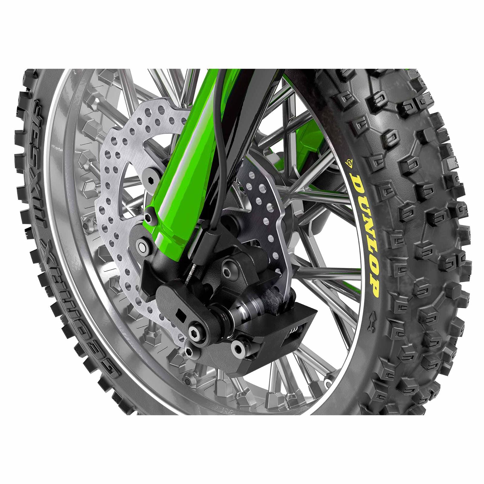 Losi 1/4 Promoto-MX Motorcycle RTR with Battery and Charger, Pro Circuit - GREEN - HeliDirect