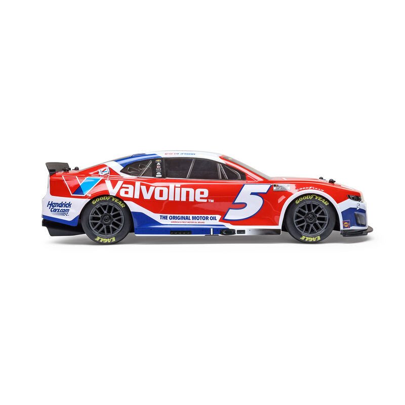 Losi 1/12 NASCAR RC Racecar Kyle Larson No. 5 Valvoline 2025 Chevrolet Camaro ZL1 2S AWD RTR Brushed On-Road (Battery & Charger Included)