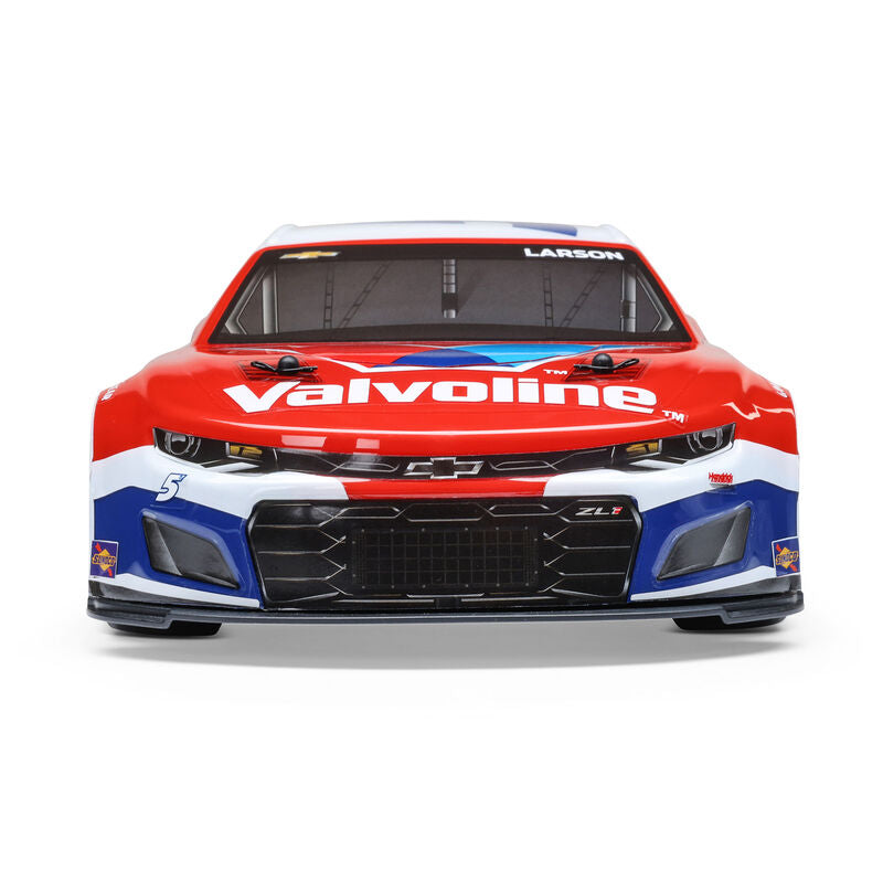 Losi 1/12 NASCAR RC Racecar Kyle Larson No. 5 Valvoline 2025 Chevrolet Camaro ZL1 2S AWD RTR Brushed On-Road (Battery & Charger Included)