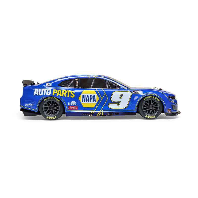 Losi 1/12 NASCAR RC Racecar Chase Elliott No. 9 NAPA 2025 Chevrolet Camaro ZL1 2S AWD RTR Brushed On-Road (Battery & Charger Included)