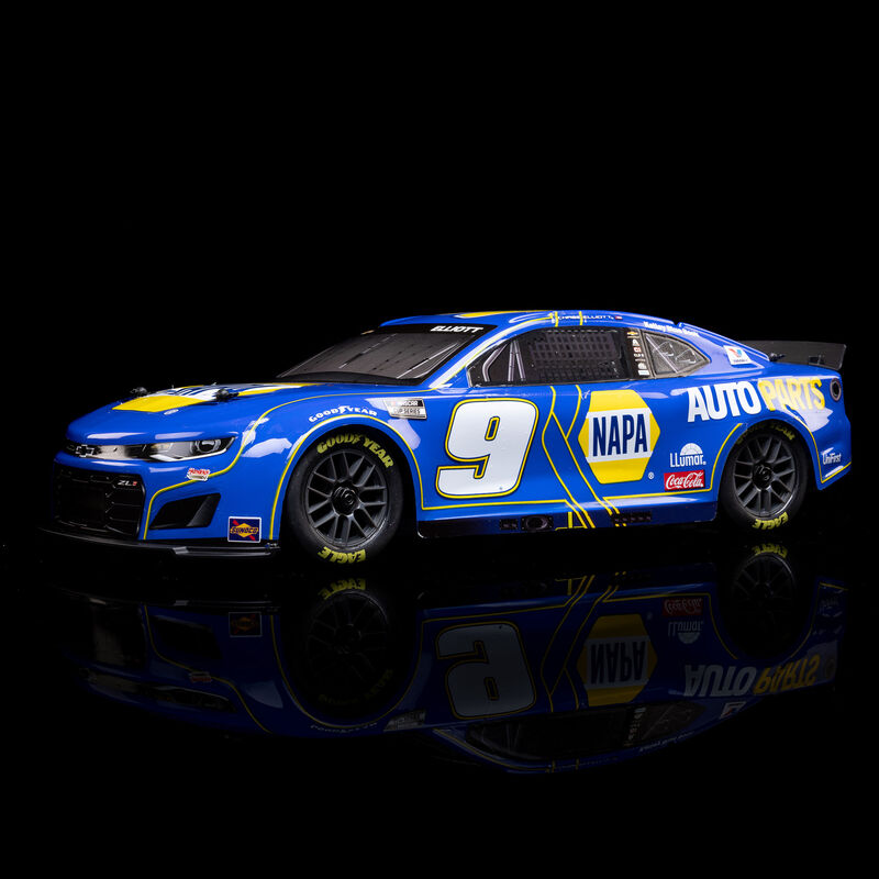 Losi 1/12 NASCAR RC Racecar Chase Elliott No. 9 NAPA 2025 Chevrolet Camaro ZL1 2S AWD RTR Brushed On-Road (Battery & Charger Included)