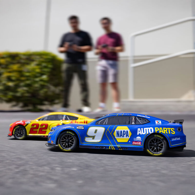 Losi 1/12 NASCAR RC Racecar Chase Elliott No. 9 NAPA 2025 Chevrolet Camaro ZL1 2S AWD RTR Brushed On-Road (Battery & Charger Included)
