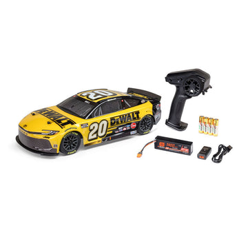 Losi 1/12 NASCAR RC Racecar Christopher Bell No. 20 DeWalt 2025 Toyota Camry 2S AWD RTR Brushed On-Road (Battery & Charger Included)