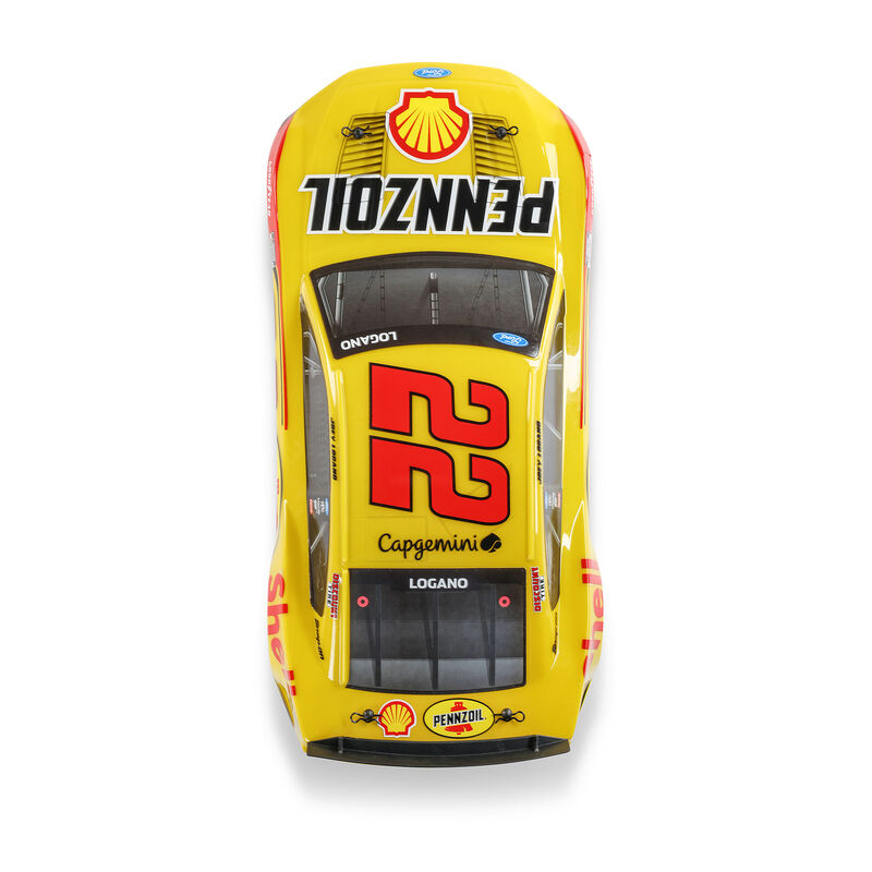 Losi 1/12 NASCAR RC Racecar Joey Logano No. 22 Shell 2025 Ford Mustang 2S AWD RTR Brushed On-Road (Battery & Charger Included)