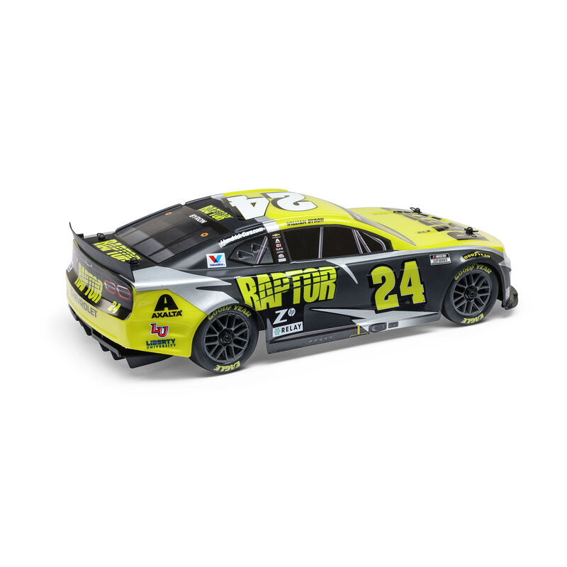 Losi 1/12 NASCAR RC Racecar William Byron No. 24 Raptor 2025 Chevrolet Camaro ZL1 2S AWD RTR Brushed On-Road (Battery & Charger Included)