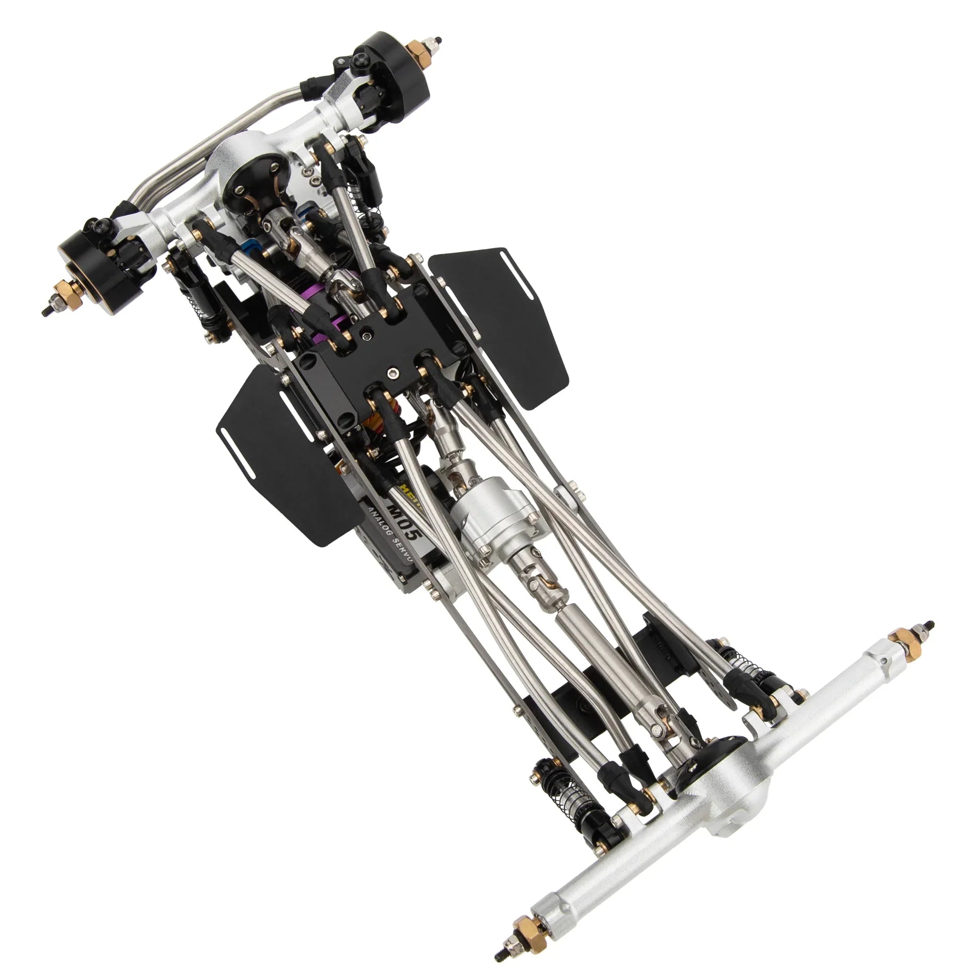MEUS Racing Titanium LCG MD24 Chassis/ MD24 Dig Chassis Drive Shafts & Chassis Links for 1/24 SCX24