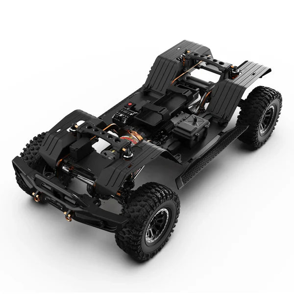 Rlaarlo 1/7 Scale 4WD Brushed RC Crawler MK-07 - Red
