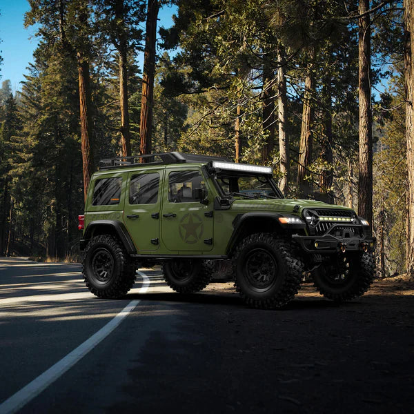 Rlaarlo 1/7 Scale 4WD Brushed RC Crawler MK-07 - Green