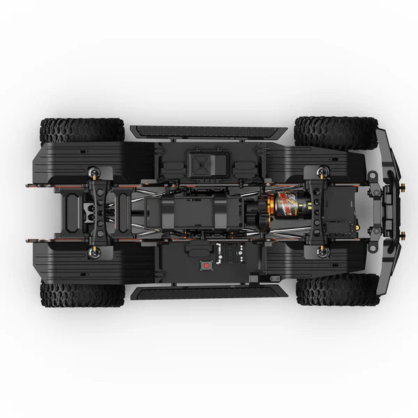Rlaarlo 1/7 Scale 4WD Brushed RC Crawler MK-07 - Yellow