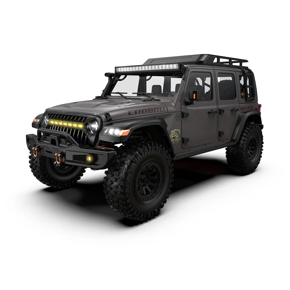 Rlaarlo 1/7 Scale 4WD Brushed RC Crawler MK-07 - Gray