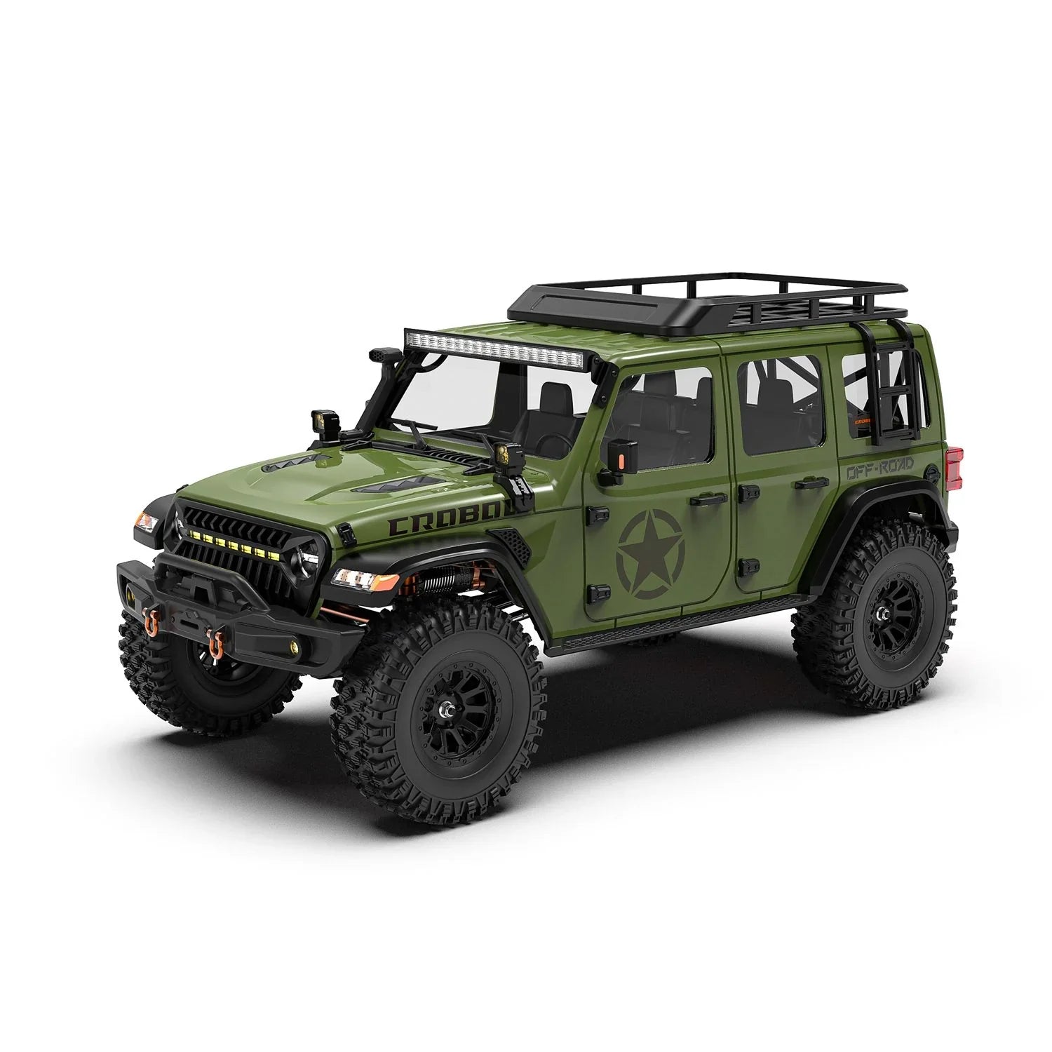 Rlaarlo 1/7 Scale 4WD Brushed RC Crawler MK-07 V2