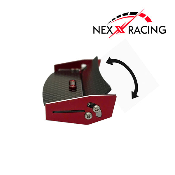 Nexx Racing Carbon Fiber Rear Wing Spoiler Upgrades Part for LOSI 1/24 Micro-B 2WD Buggy