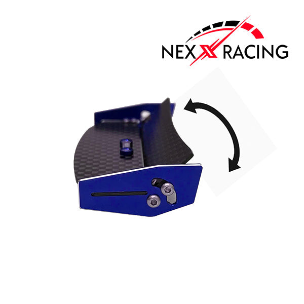 Nexx Racing Carbon Fiber Rear Wing Spoiler Upgrades Part for LOSI 1/24 Micro-B 2WD Buggy