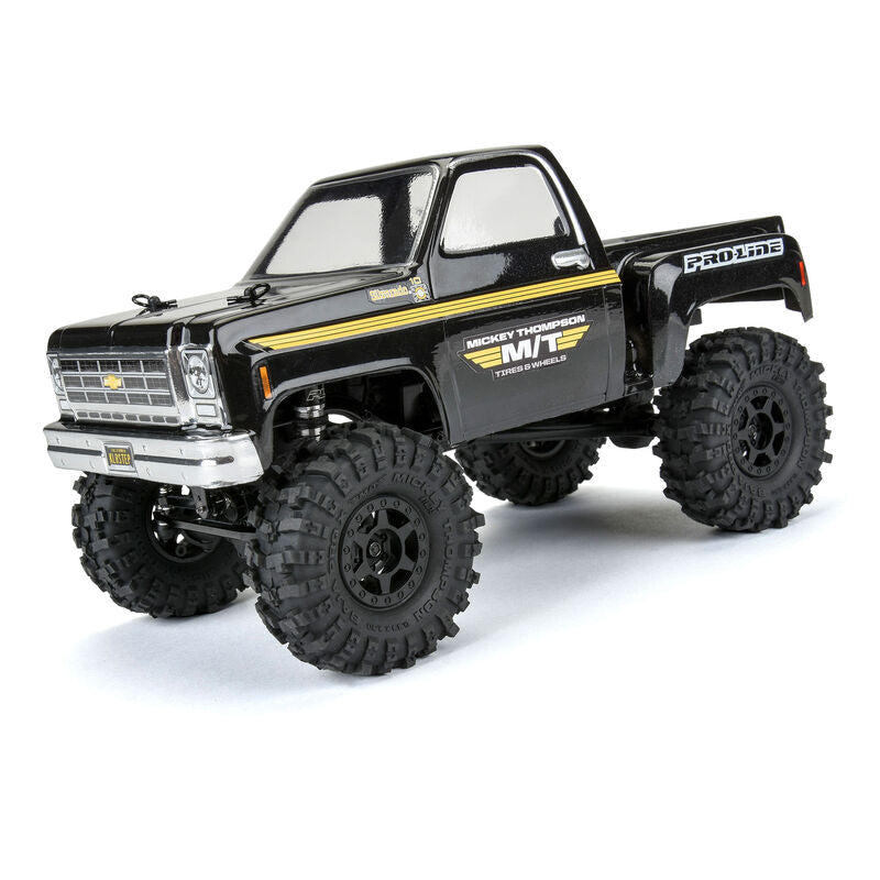 Pro-Line 1/24 Mickey Thompson Baja Pro X F/R 1.0" MTD 7mm Black Holcomb (4) - HeliDirect