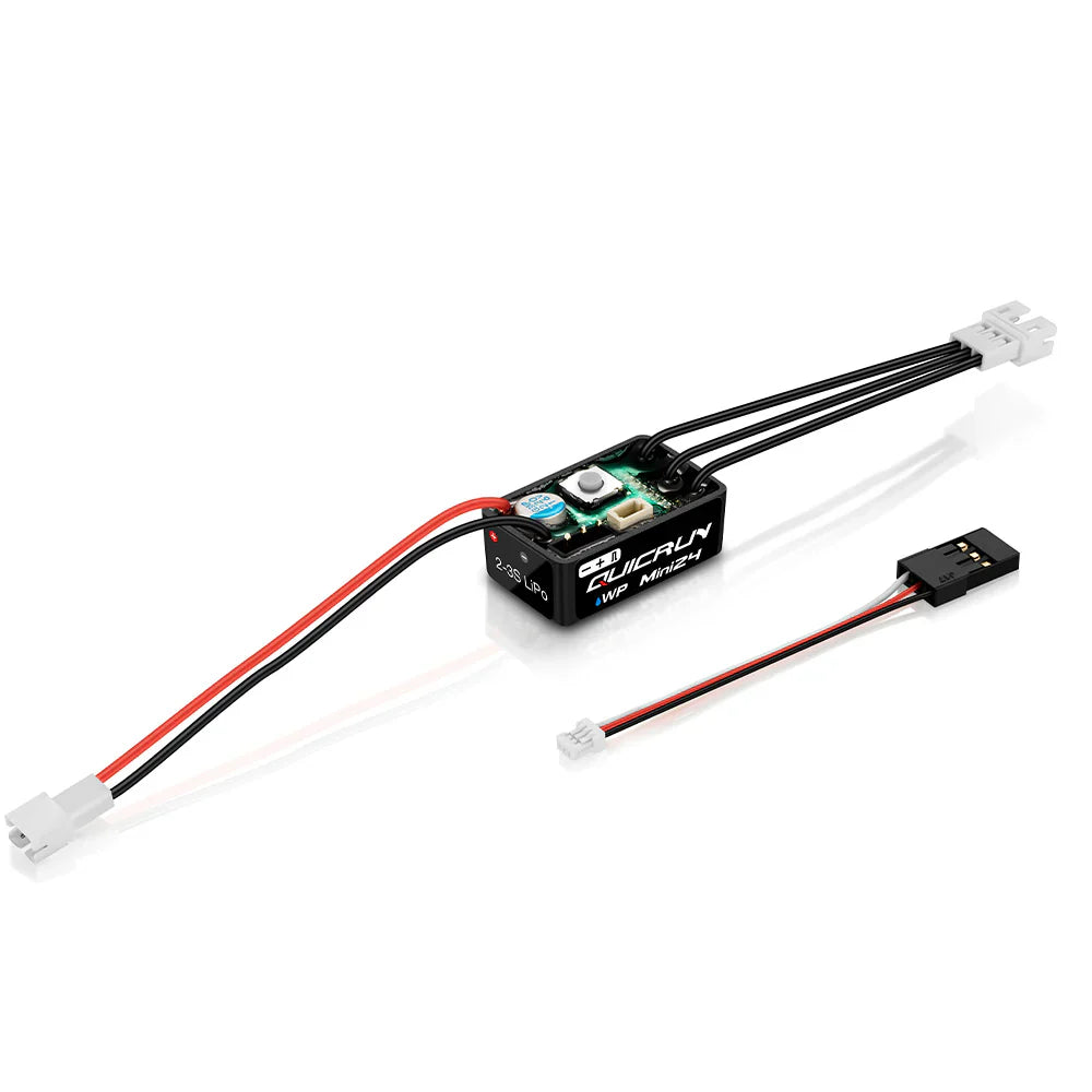 HobbyWing QUICRUN WP Mini24 ESC for 1/18 TRX4M, Juice Up, Ascent 18, Terranaut, univesal 1/18 & 1/24