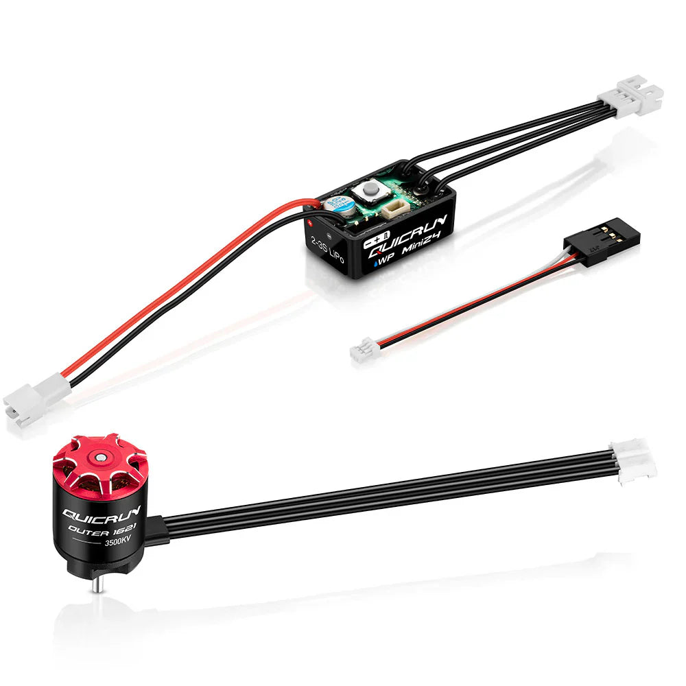 HobbyWing QUICRUN WP Mini24 Combo for  1/18 TRX4M, Juice Up, Ascent 18.