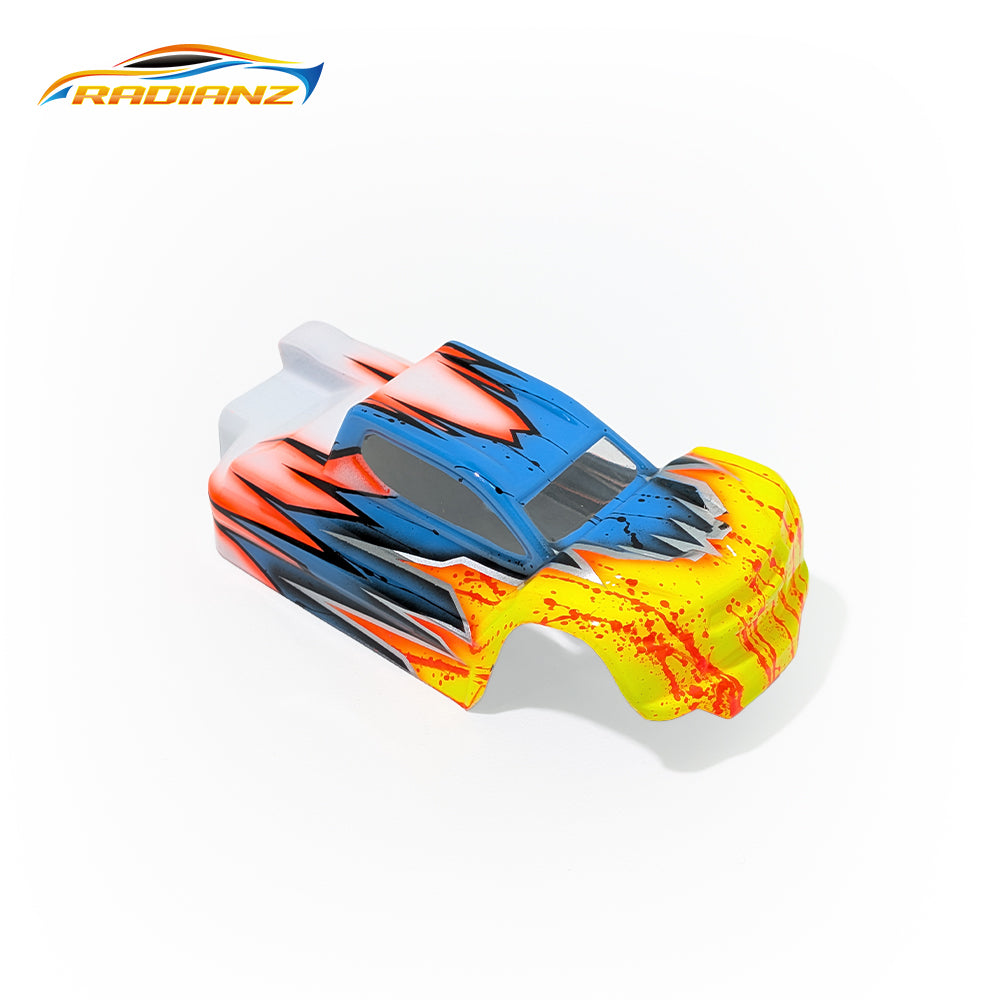 RADIANZ Hobby Plus Speck-B Reggie Truggy Airbrush Lexan Body – Surge