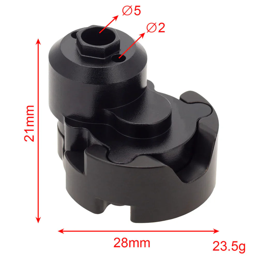 MEUS Racing Ascent 18 Brass Rear Axle Weights Cover for Redcat Ascent-18 1/18 RC Crawler Upgrades Parts