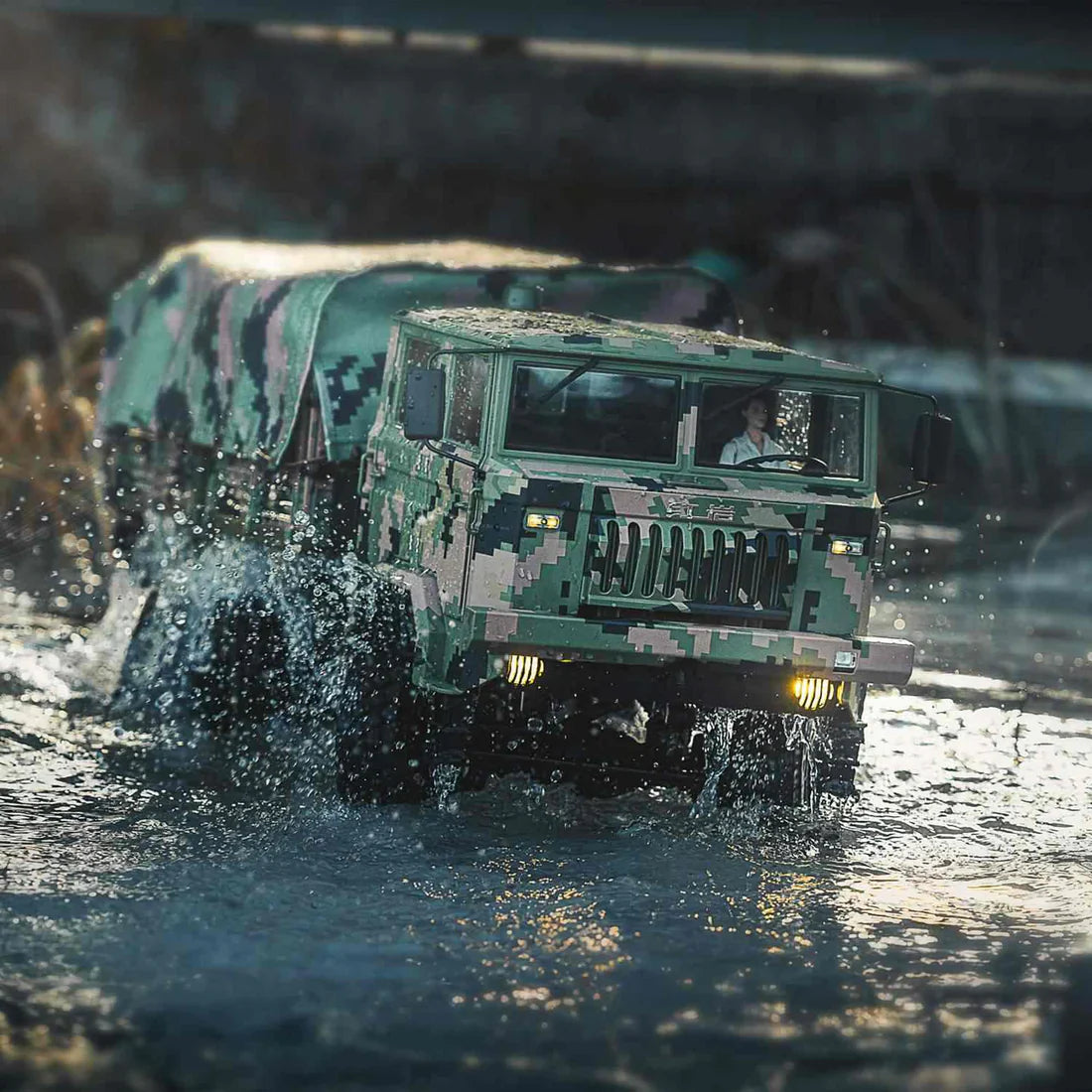 Rlaarlo 1/10 Scale RTR 6X6 Brushless RC Military Trucks HongYan HY6