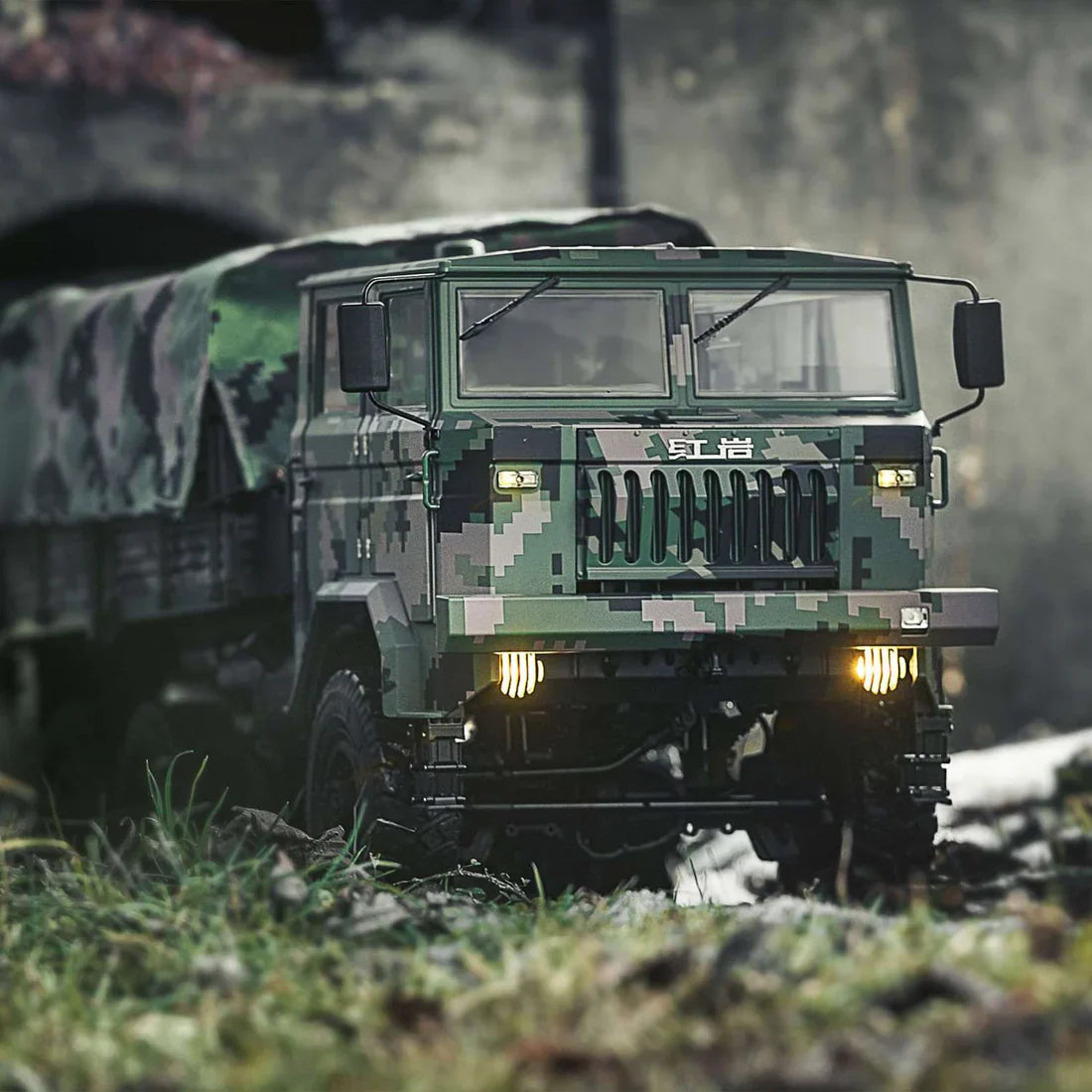 Rlaarlo 1/10 Scale RTR 6X6 Brushed RC Military Trucks HongYan HY6