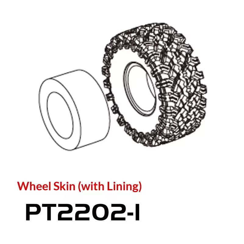 MJX HYPER GO Tire & inner Foam Set For H8P