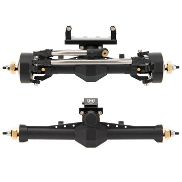 MEUS Racing Plastic Nylon Isokinetic 3-Section CVD Front Rear Axles Maximum Steering Angle 52° +5MM for SCX24 Deadbolt C10 JLU Gladiator Bronco