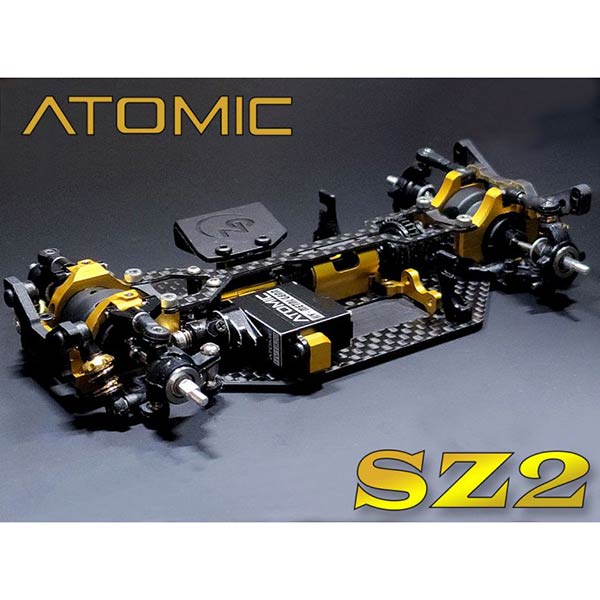 Atomic SZ2 Shaft Drive AWD Chassis Kit (No Elecrtronic) With AGFRC Aluminum Case 20T High Precision 3KG 0.052Sec MG 7g Micro Digital Servo
