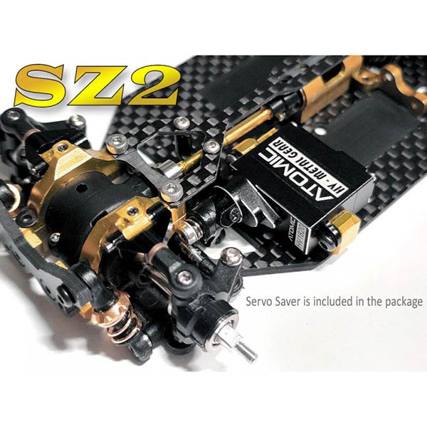Atomic SZ2 Shaft Drive AWD Chassis Kit (No Elecrtronic) With AGFRC Aluminum Case 20T High Precision 3KG 0.052Sec MG 7g Micro Digital Servo