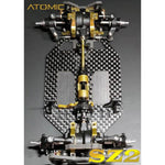Atomic SZ2 Shaft Drive AWD Chassis Kit (No Elecrtronic) With AGFRC Aluminum Case 20T High Precision 3KG 0.052Sec MG 7g Micro Digital Servo