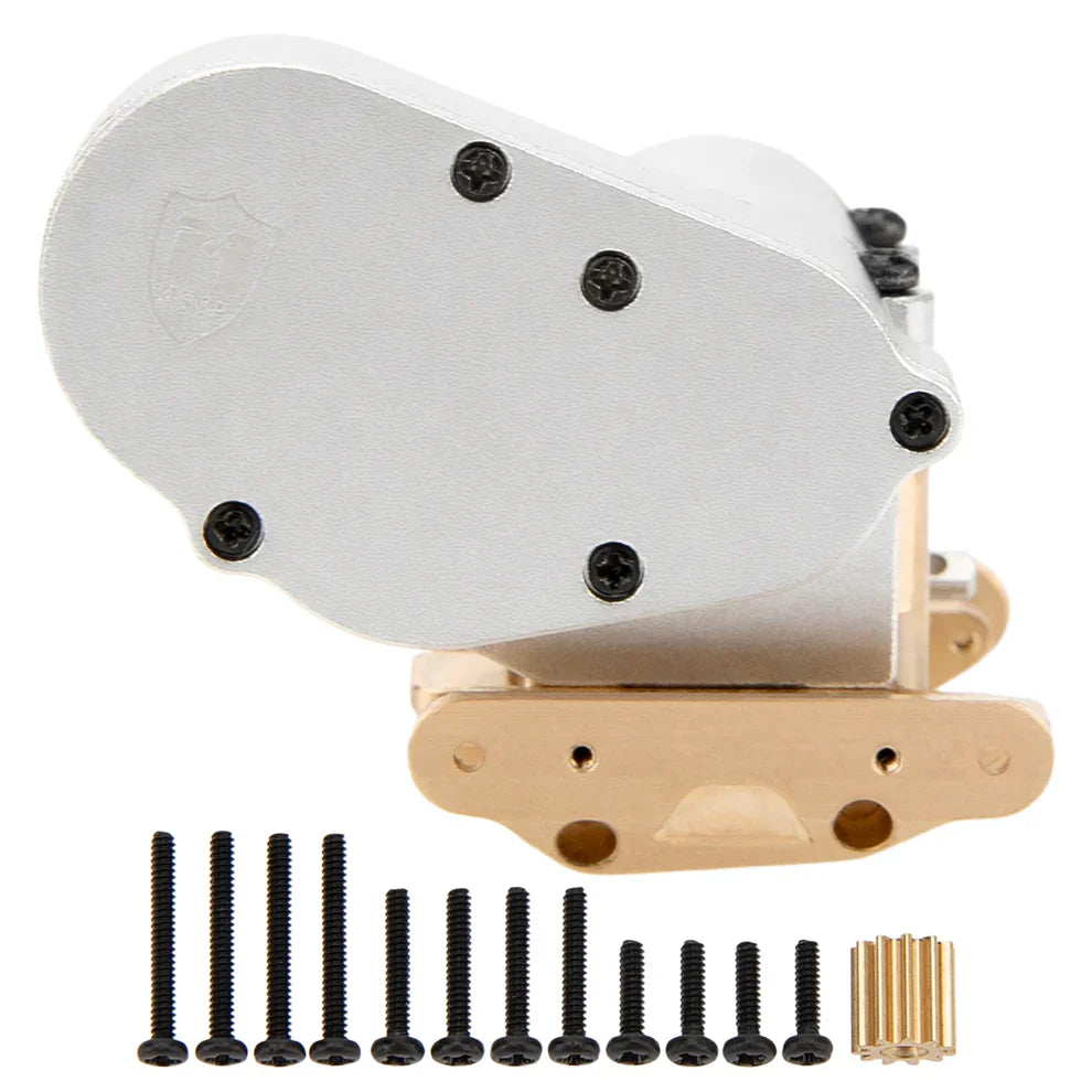 MEUS Racing SCX30 Assembled Transmission with Brass Skid Plate for 1/30 Axial SCX30