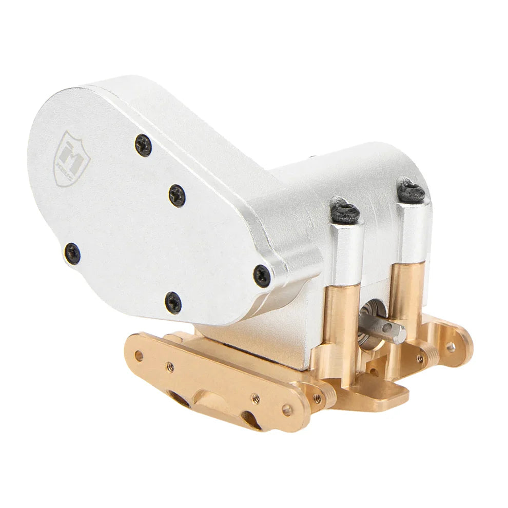 MEUS Racing SCX30 Assembled Transmission with Brass Skid Plate for 1/30 Axial SCX30
