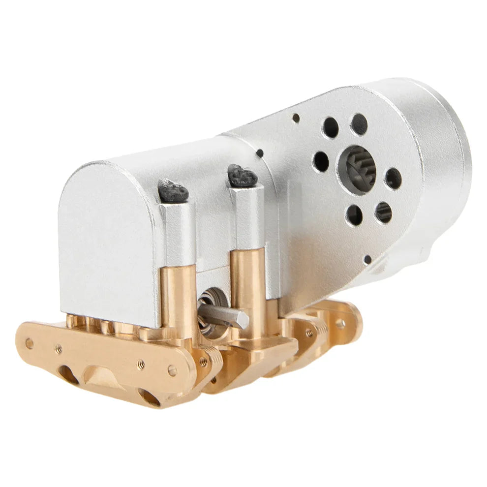 MEUS Racing SCX30 Assembled Transmission with Brass Skid Plate for 1/30 Axial SCX30
