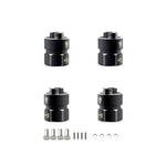 Treal Brass Extended Hex Hubs Wheel Spacers For SCX24 Upgrades +5mm - HeliDirect