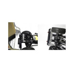 Treal Axial SCX24 Gladiator Rear Bumper Mount Alu 7075 (Black) - HeliDirect