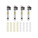 Treal 43mm Tele Shock Vibration Damper For 1/24 Axial SCX24 Bronco Gladiator C10 Deadbolt (Black) - HeliDirect